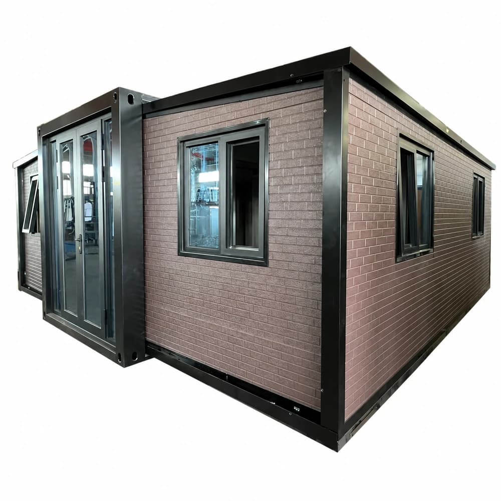 20ft Expandable Container House Affordable Good Insulation with 2 Bedrooms 1 Bathroom 1 Kitchen 6