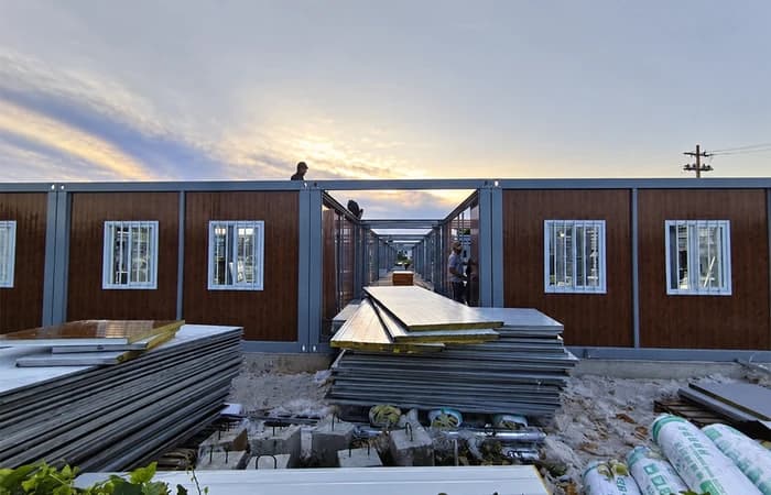Modular-Classroom-Building-with-Thermal-Insulation-Rockwool-Panels