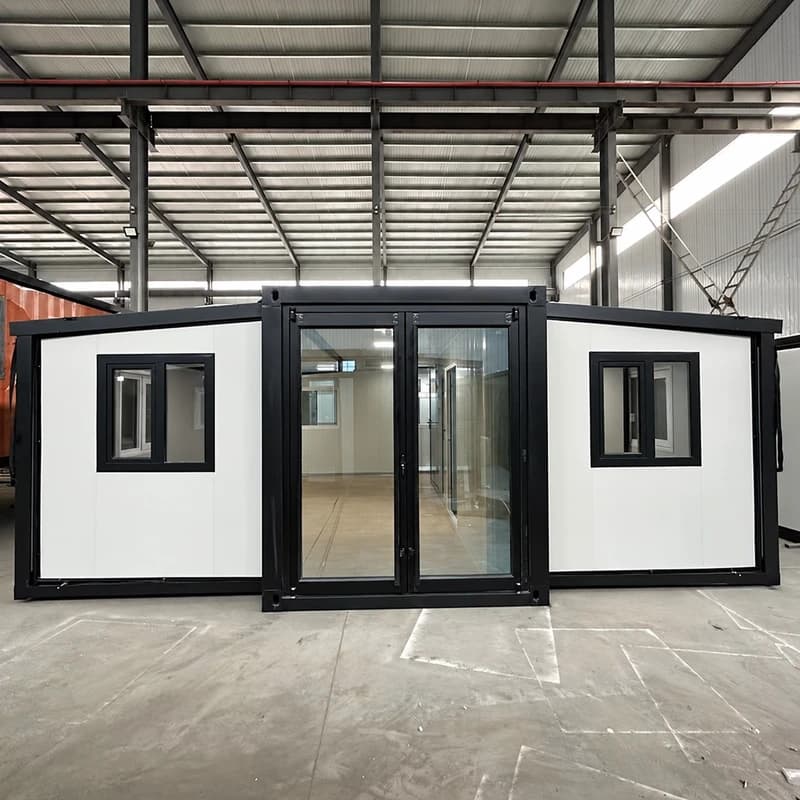 Cowinlife standard configuration 20ft expandable container house with 2 bedrooms 1 kitchen 1 bathroom light luxury prefab house