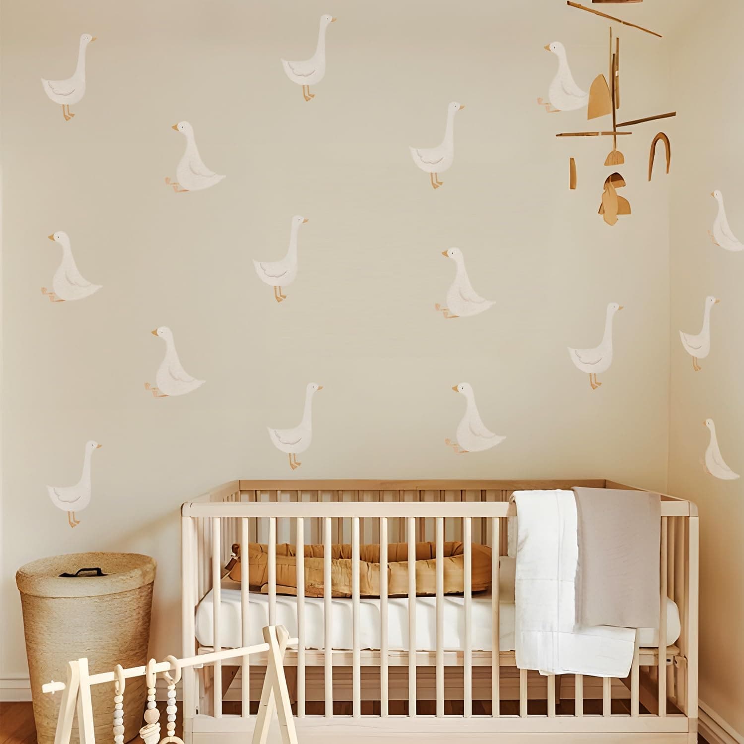 Boho Watercolor Nursery Wall Stickers Kid Room Wall Decals Removable DIY Decor PVC 4 Sheets
