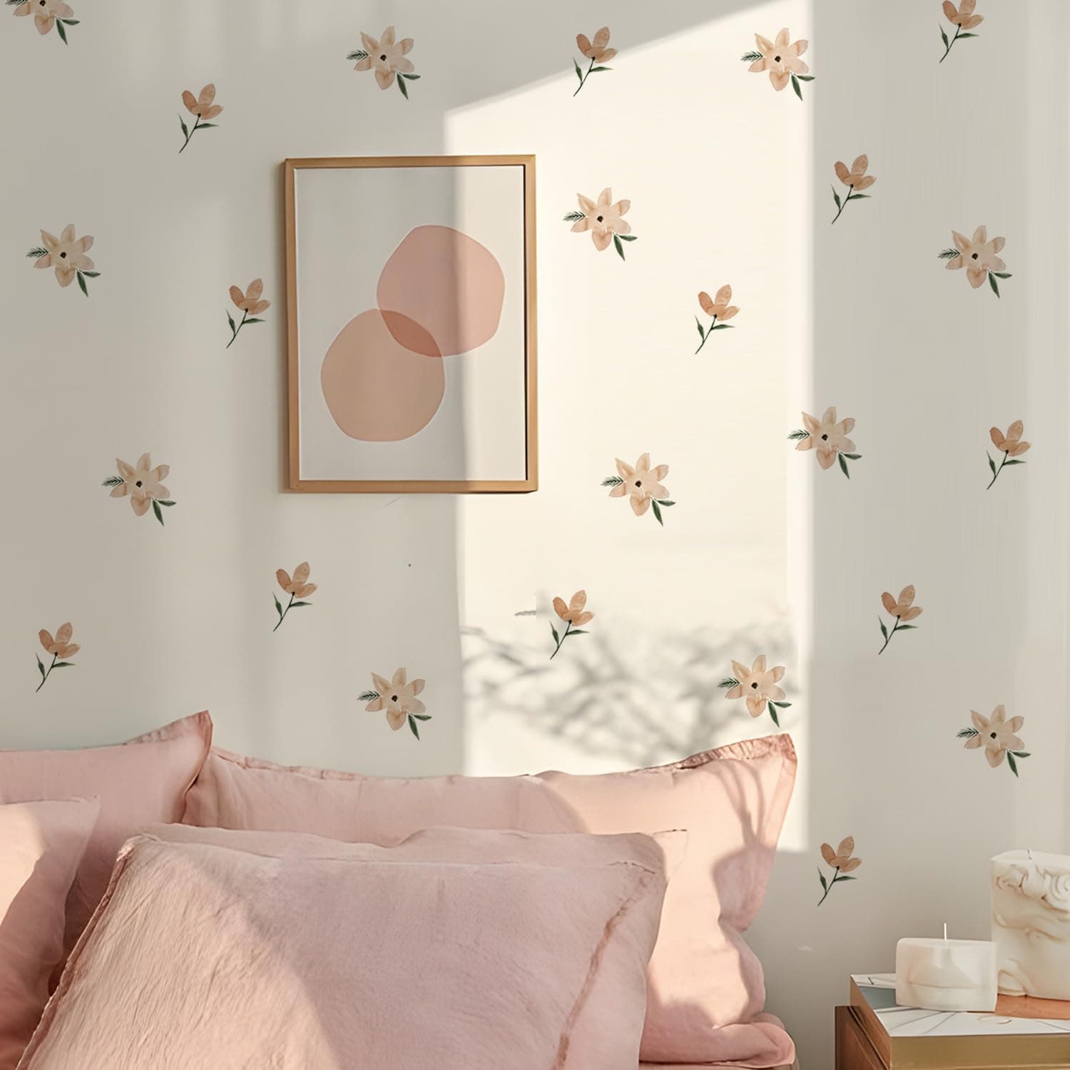 Nursery Watercolor Wall Stickers Boho Kid Room Decals Peel and Stick DIY PVC Decor 8 Sheets