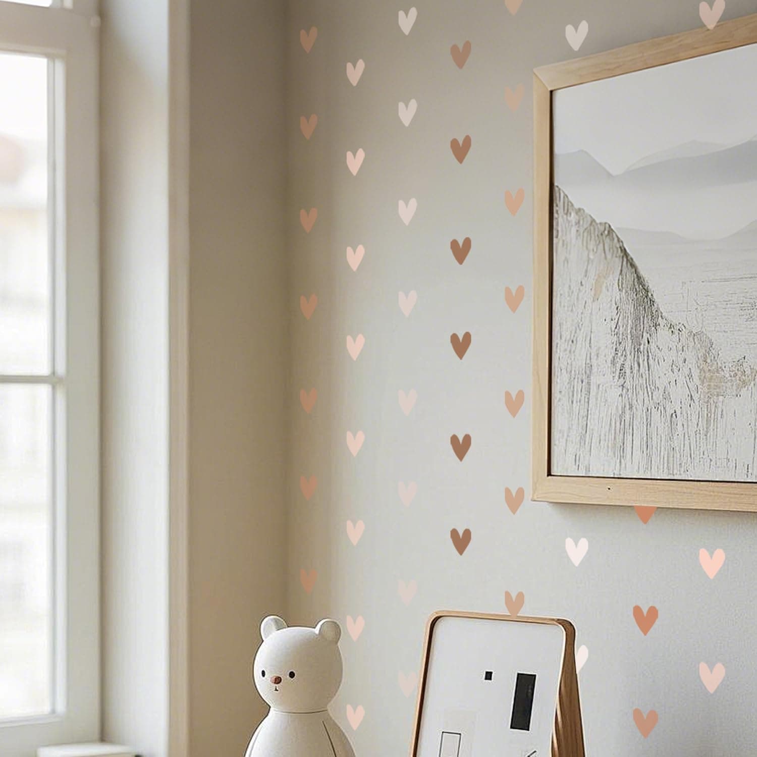 Boho Wall Stickers Girls Bedroom Removable Wall Decals Nursery Kids Room Decor Vinyl Murals DIY Cute Decorations 6 Sheets gallery image 6