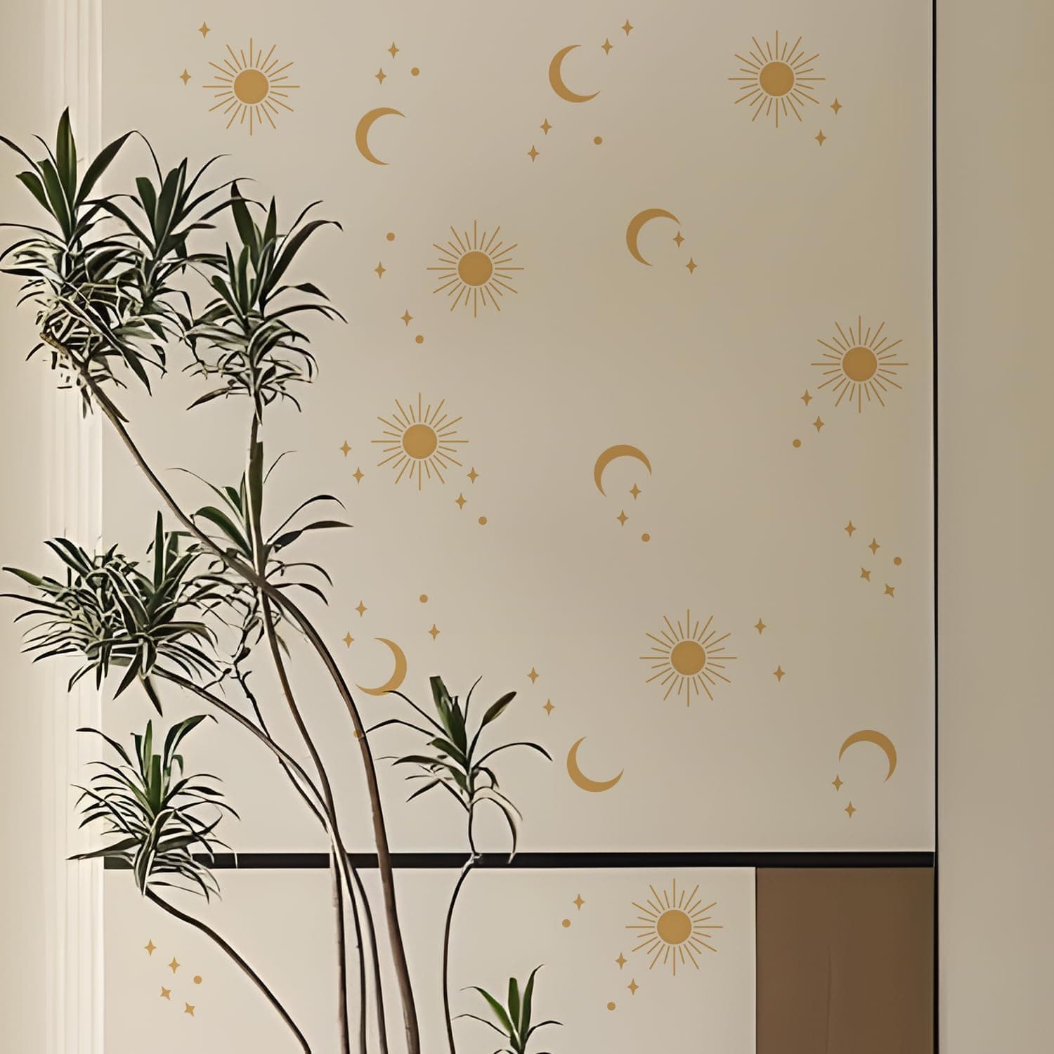 Nursery Wall Stickers Boho Kids Room Decor Girls Bedroom Removable Wall Decals Vinyl Murals DIY Cute Decorations 12 Sheets gallery image 8