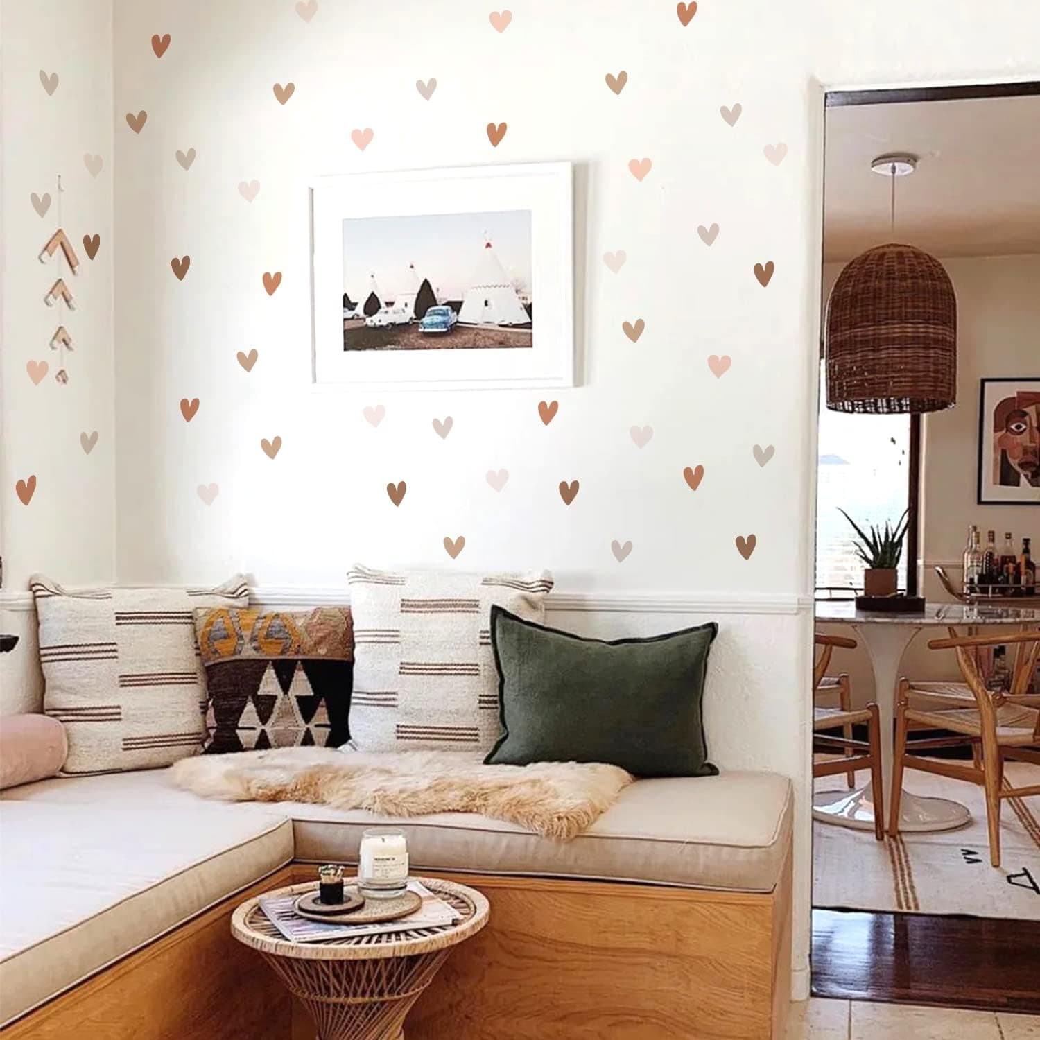 Nursery Wall Stickers Boho Kids Room Decor Girls Bedroom Removable Wall Decals Vinyl Murals DIY Cute Decorations 12 Sheets gallery image 3