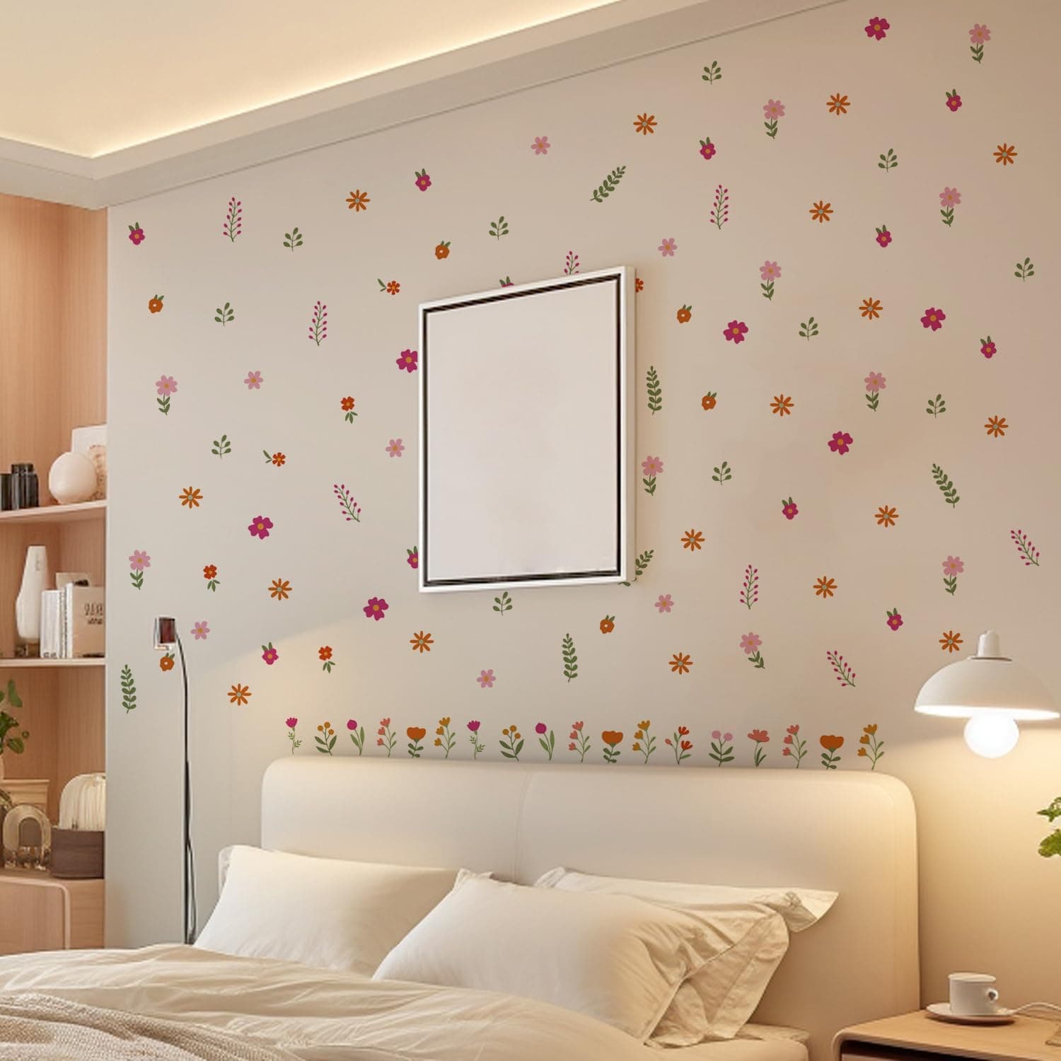Nursery Wall Stickers Boho Kids Room Decor Girls Bedroom Removable Wall Decals Vinyl Murals DIY Cute Decorations 12 Sheets gallery image 7