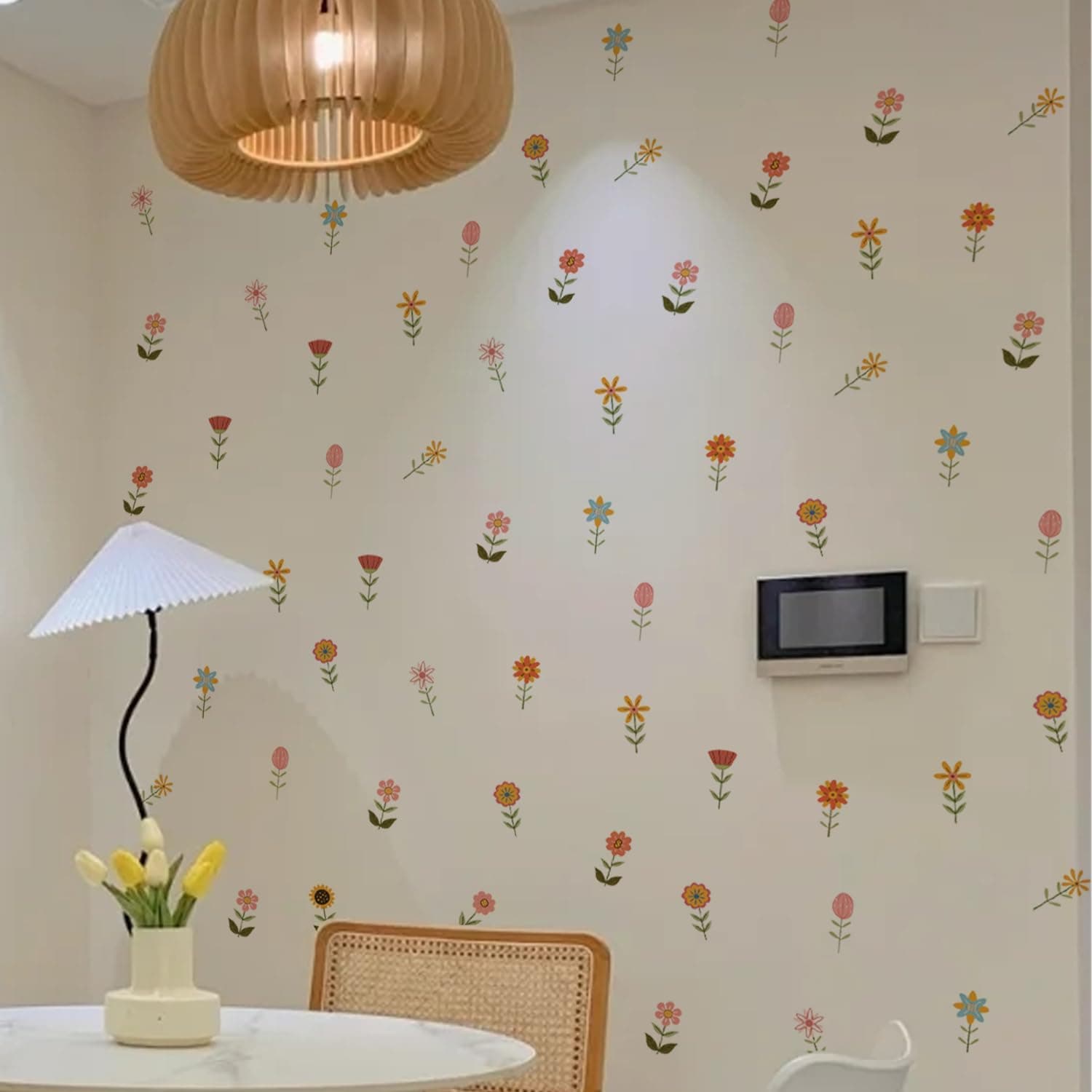 Nursery Wall Stickers Boho Kids Room Decor Girls Bedroom Removable Wall Decals Vinyl Murals DIY Cute Decorations 12 Sheets gallery image 6
