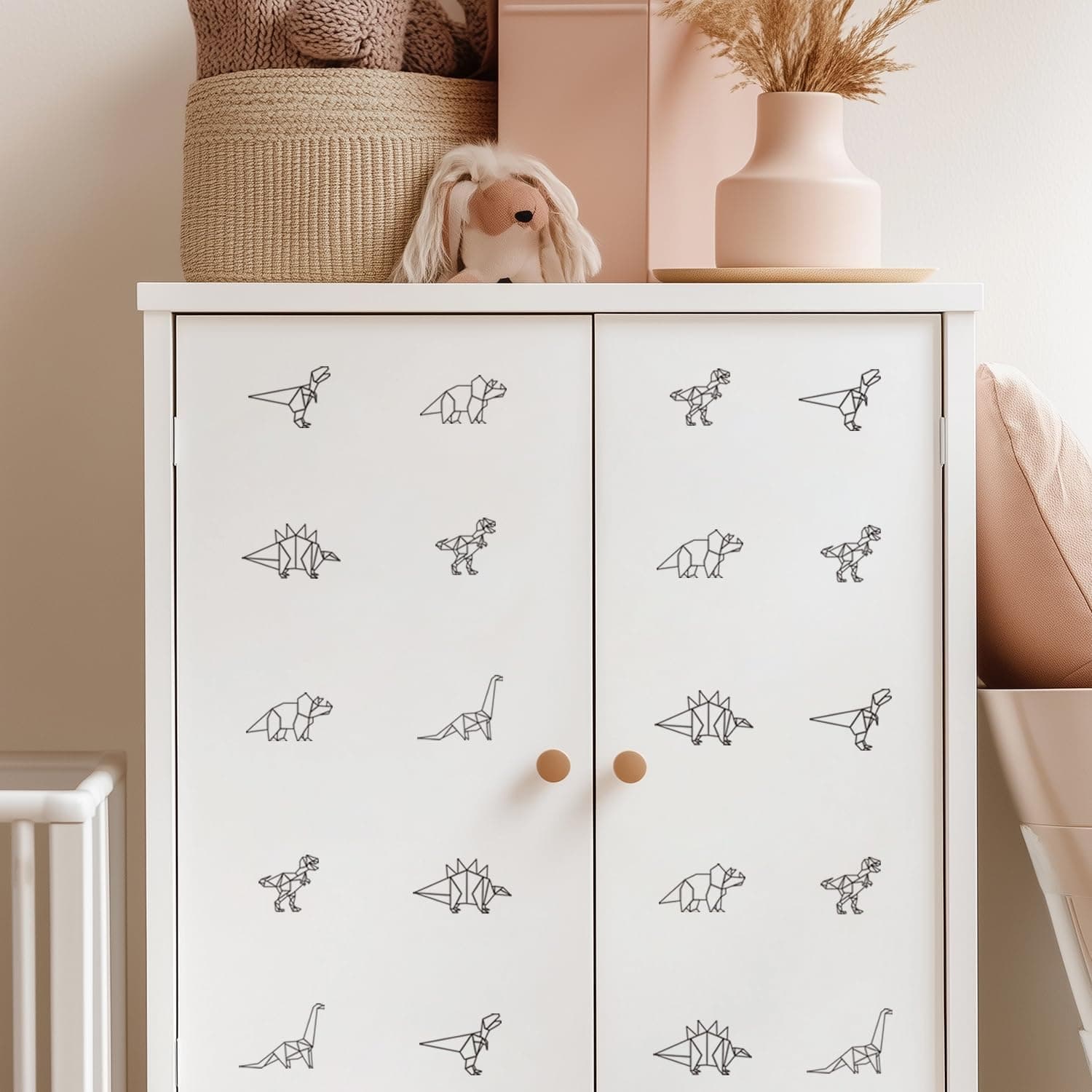 Dinosaur Wall Stickers Animal Boys Bedroom Decals Nursery Removable Decor Kids Room Modern Stylish Murals DIY Cute Decorations 10 Sheets gallery image 6