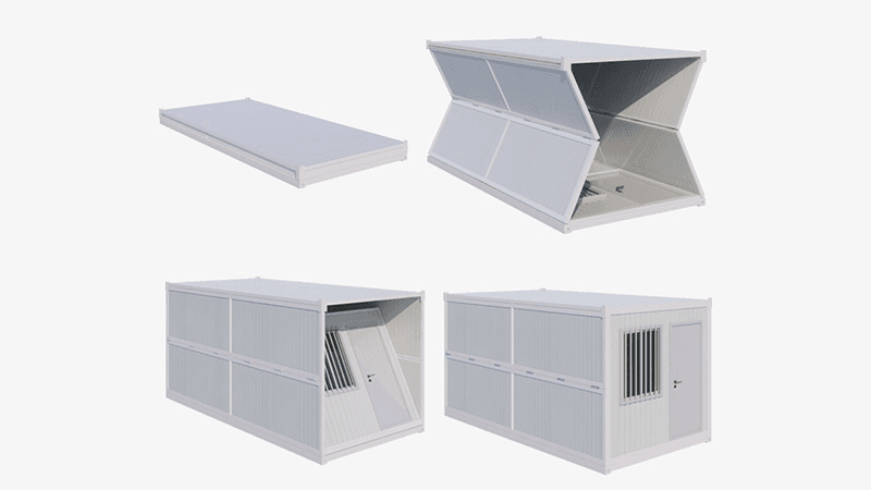 Foldable container house: an innovative model of flexible space 2