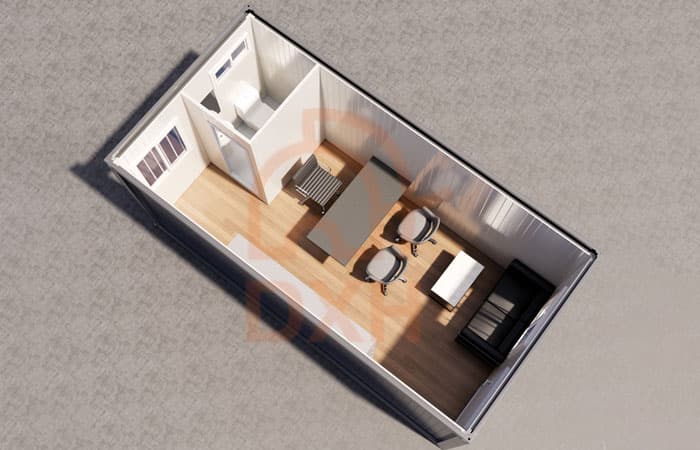 Single-Module-Construction-Site-Office-Layout