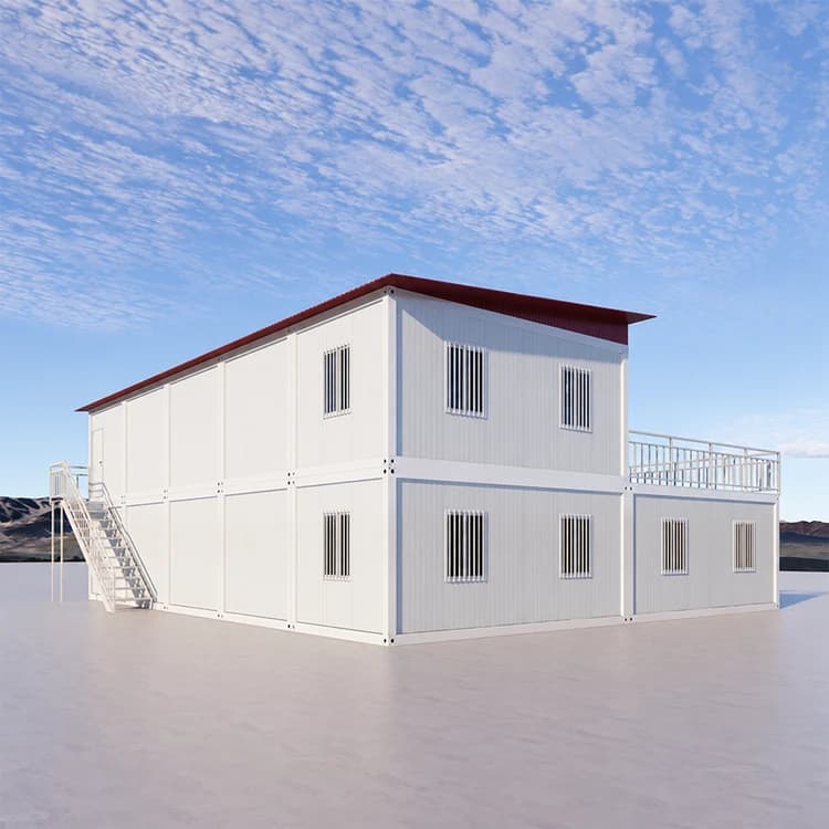 Container house hospital with garage, quick to use, customizable size and design 9