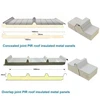 High Density Polyurethane Pir/pu/pur Sandwich Wall Roofing Panels Insulated Fireproof Laminated Sandwich Roof And Wall Panels 2