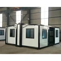 Small 20ft Expandable Container House Cabin With Bathroom For Office 1
