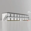 Prefab Container Homes 2 3 Story Prefabricated Hotel Flat Pack House With Toilet For Schools 6