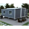 Ultimate Freedom: Portable Prefab Container Home with Expandable Design & Trailer 1