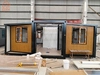 Cowinlife 20ft Teak color standard configuration expandable container house with 2 bedrooms 1 bathroom and 1 kitchen 1