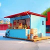 Affordable Modern Restaurant: Ice Cream Container House 3