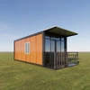 Compact Wooden Grain Container House: Your Perfect Small Shop 4