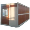 20ft 40ft Mobile Folding Container Homes Customized With Toilet 5