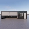 Movable Prefab Container Flat Pack House With Garage 5
