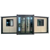 20ft Expandable Container House Customizable China High Quality  Light Luxury 2 Bedroom 1 Bathroom 1 Kitchen 1