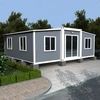 Manufacturer Custom 40 Ft Easy Assemble Prefabricated Portable Foldable Container House Folding Expandable Cheap Prefab Home 1