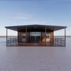 Suitable for amusement parks. Made Modern Prefabricated Flatpack Cheap Tiny House Easy Assemble Prefab Container House Prefabricated Shop 3