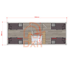 8-person Labor Housing for Industrial Construction Projects