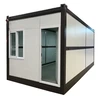 Factory Customized 20ft 40ft Folding Living Prefab Homes Stackable Foldable Prefabricated Container House 2
