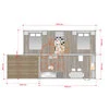 Prefab-Cabin-Floor-Plans-with-Two-Bedroom