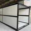 Factory Customized 20ft 40ft Folding Living Prefab Homes Stackable Foldable Prefabricated Container House 4