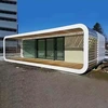 20ft 40ft Outdoor Modern Popular Prefab House Tiny House Mobile Working House Office Pod Apple Cabin1 3