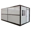 Factory Customized 20ft 40ft Folding Living Prefab Homes Stackable Foldable Prefabricated Container House 1