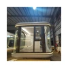 Spacious Mobile Hotel Capsule: One-Piece Aluminum Construction, Outdoor Prefab Cabin 2