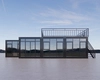 Prefab Retail Stores With Terrace On Top 2