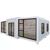 Custom 40 Ft Luxury Tiny Modular Prefab Container Houses Folding Expandable Prefabricated Home With Glass Window 2