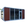 2023 Custom-made Modern Design Aluminum Alloy Capsule Tiny House For Living Prefab Houses Capsule Cabin Apple Cabin 6