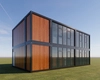 High quality wood grain 2-story container house 5