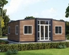 Expandable house with exterior cladding 1