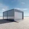 Prefab Steel Garage with Roll-up Door
