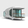2023 Custom-made Modern Design Aluminum Alloy Capsule Tiny House For Living Prefab Houses Capsule Cabin Apple Cabin 4