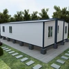 Factory Custom Portable Foldable Prefabricated Houses 3 In 1 Expandable Mobile Container Prefab House Home 5