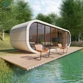 20ft 40ft Outdoor Modern Popular Prefab House Tiny House Mobile Working House Office Pod Apple Cabin1 1