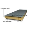 Lightweight Prefab Fire-proof Sound Proof Rock Wool Sandwich Wall Panel For External Wall 5