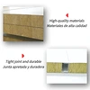 Lightweight Prefab Fire-proof Sound Proof Rock Wool Sandwich Wall Panel For External Wall 3