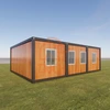 Easy Mobile Temporary Site Construction House Flat Pack Container Home Used for garage or warehouse storage 7