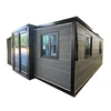 20ft Expandable Container House For Sale  Good Waterproof And Windproof Customizable with 2 Bedroom 1 Bathroom 1 Kitchen 2