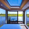 20FT/40FT Apple Cabin Modern Design Prefab Living Movable Luxury Fashion Garden Pod Modular Container Homes 5