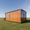 Compact Wooden Grain Container House: Your Perfect Small Shop 6