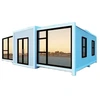Custom 40 Ft Luxury Tiny Modular Prefab Container Houses Folding Expandable Prefabricated Home With Glass Window 4