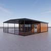 Suitable for amusement parks. Made Modern Prefabricated Flatpack Cheap Tiny House Easy Assemble Prefab Container House Prefabricated Shop 1